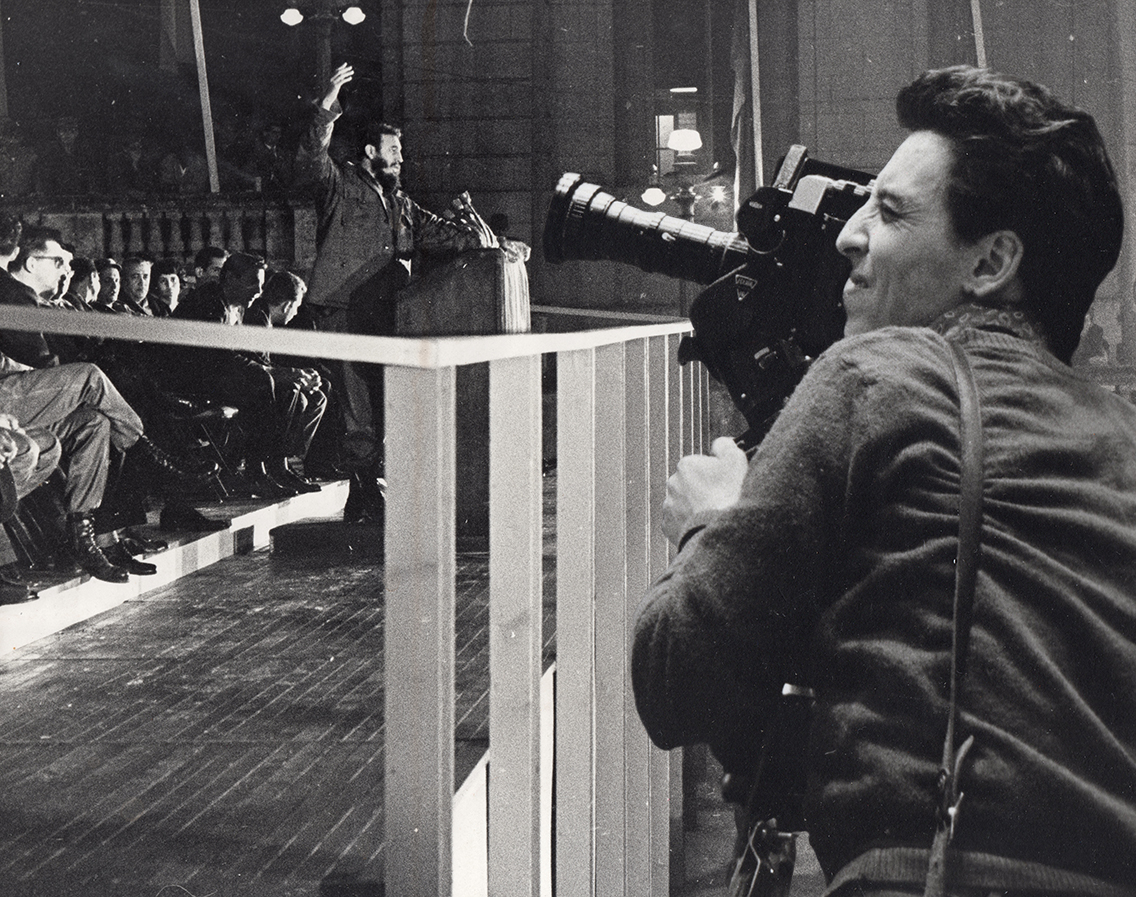 Roy Filming Castro