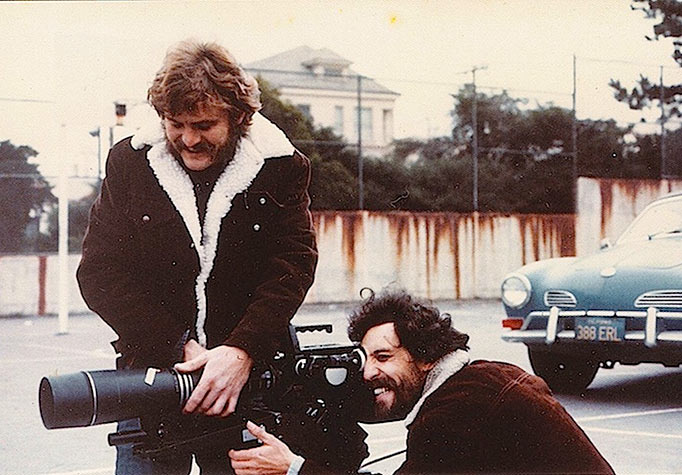 Filming Street scenes for a German TV show