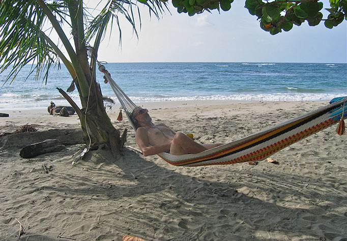 Hammock on the beach
