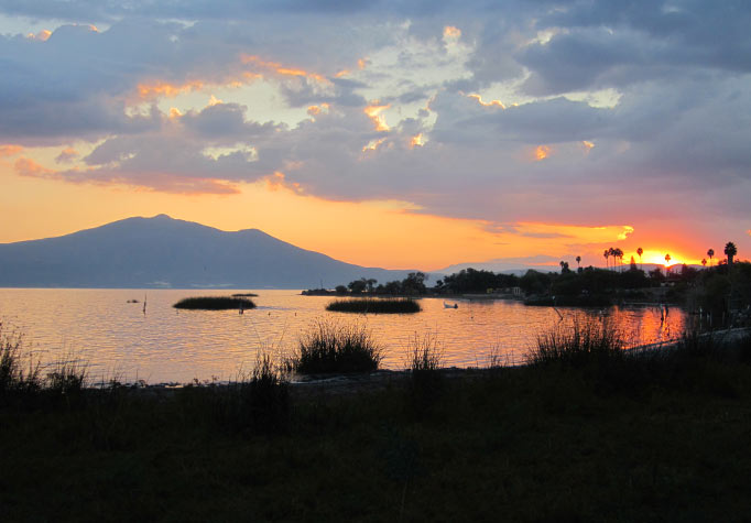 View of Mt Garcia from the north shore